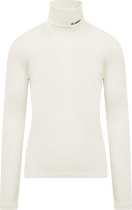 Jil Sander+ Logo Printed Long-Sleeved Jumper