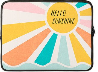 Laptop Cases: Hello Sunshine Beams Laptop Case