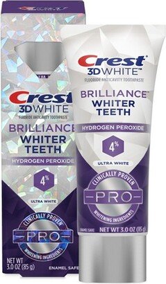 Crest 3D White Brilliance Pro Ultra White Toothpaste - 3oz