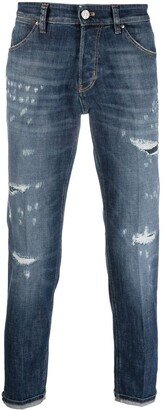 PT Torino Distressed Slim-Cut Jeans-AA