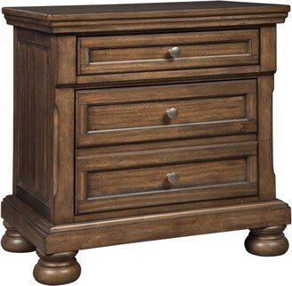 Flynnter Nightstand Medium Brown