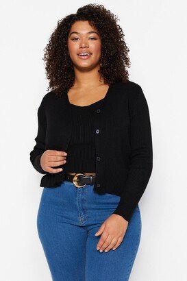 Women's Regular Plus Size Cardigan