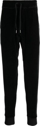 Drawstring Velvet Track Pants