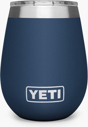 YETI Navy Rambler 10oz Wine Tumbler with Mag Slider Lid