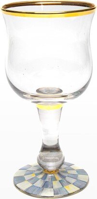 Sterling Check Wine Glass