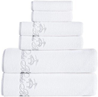 Contrast Frame 6Pc Towel Set