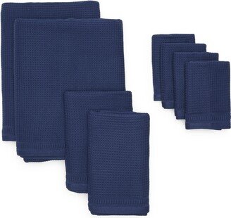 Assorted 8-Pack Cotton Towels-AA