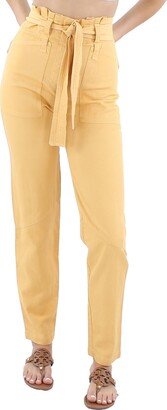 Cobin Womens Tie Waist Tapered Pants