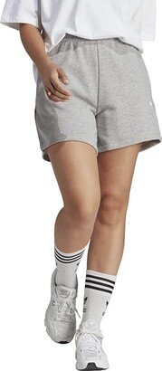 adiColor Essentials French Terry Shorts (Medium Grey Heather) Women's Shorts