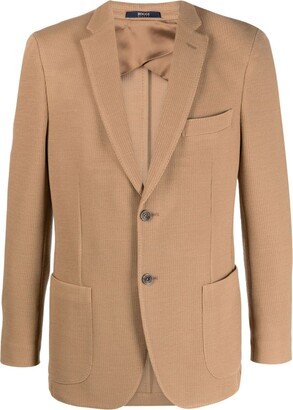 Boggi Milano Single-Breasted Virgin Wool Blazer