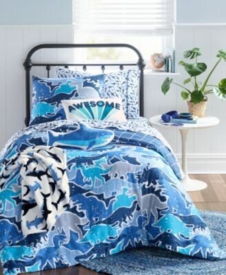 Charter Club Kids Dino Camo Comforter Sets Created For Macys