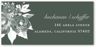 Address Labels: Elegantly Delicate Address Label, Beige, Address Label, Matte