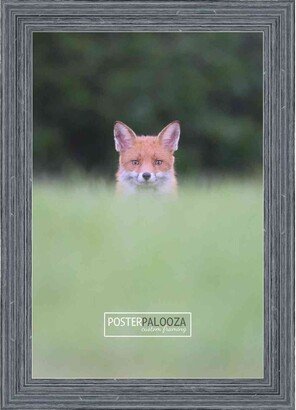 PosterPalooza 24x28 Rustic Complete Wood Picture Frame with UV Acrylic, Foam Board Backing, & Hardware