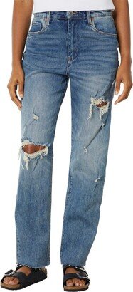 Womens Ripped Loose Fit Pant Jeans