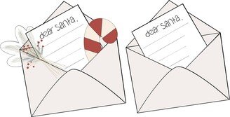 Letter To Santa With Or Without Accents Cookie Cutter