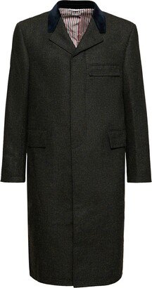 Chesterfield single breasted wool coat