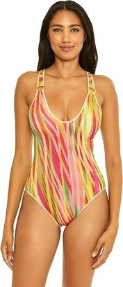 Awaken Londyn Ring One-Piece (Multi) Women's Swimsuits One Piece