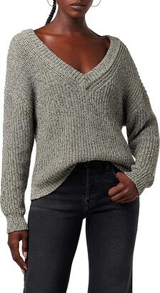 V-Neck Sweater (Aquitaine) Women's Clothing