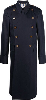 Double-Breasted Organic Cotton Coat