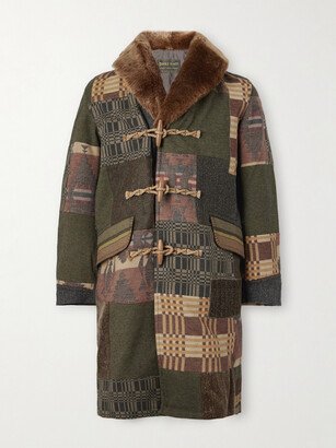 Ellendale Patchwork Cotton-Blend Coat