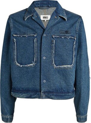 Distressed Denim Jacket-BH