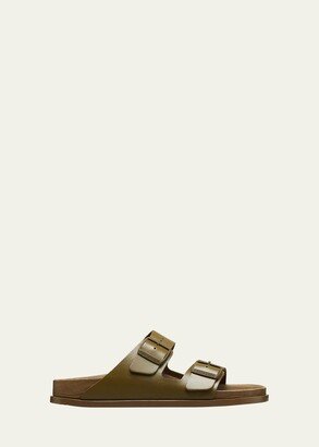 1774 Arizona Double Buckle Slide Sandals