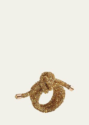 Glam Knot Napkin Ring, Gold