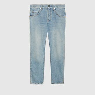 Tapered denim pant