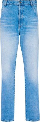 Straight Monogram Denim Pants