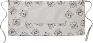 Bambi Print Cotton Apron - Kitchen Cooking Bbq Full & Half Customizable Homemade Large Pocket