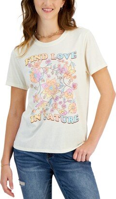 Juniors' Love Nature T-Shirt