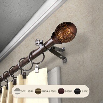 InStyleDesign Liborio Adjustable Curtain Rod 13/16 inch dia.