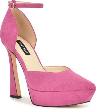 Laken Pointed Toe Platform Pump