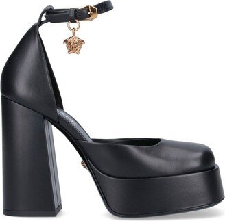 Ankle Strap Charm Detailed Platform Pumps