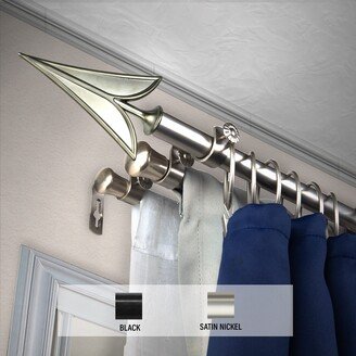 InStyleDesign Alpha Triple Curtain Rod 13/16 inch dia.