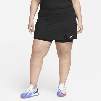 Women's Court Dri-FIT Victory Tennis Skirt (Plus Size) in Black