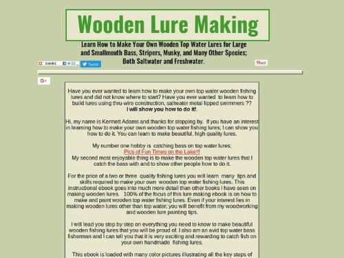 Woodenluremaking.com Promo Codes & Coupons