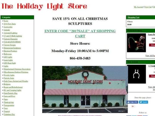 The Holiday Light Store Promo Codes & Coupons