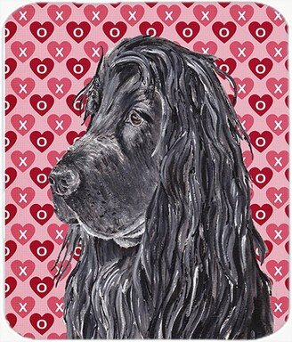 SC9555LCB 15 x 12 English Cocker Spaniel Valentines Love Glass Cutting Board