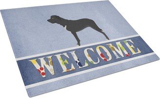 BB8328LCB Broholmer Danish Mastiff Glass Cutting Board