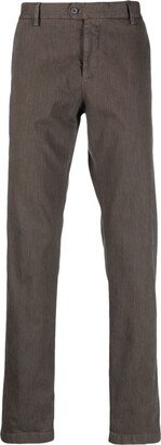 Boggi Milano Straight-Leg Stretch-Cotton Chino Trousers-AC