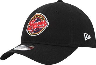 Men's Black Indiana Fever Core Logo 9TWENTY Adjustable Hat