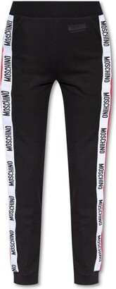 Side Striped Straight-Leg Sweatpants