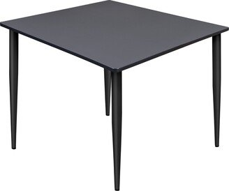 Regency Kahuna 48 Square Tapered Leg Table- Grey/ Black