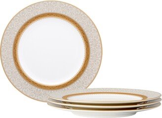 Odessa Gold Set of 4 Accent Plates, Service For 4