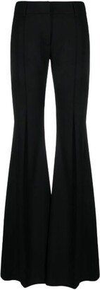 100% Virgin Wool Trousers With Wide Leg