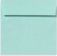 6 1/2 x 6 1/2 Square Envelopes 250/Box Seafoam 8535-113250)