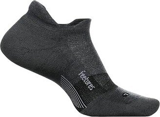 Feetures Merino 10 Cushion No Show Tab (Gray 1) No Show Socks Shoes