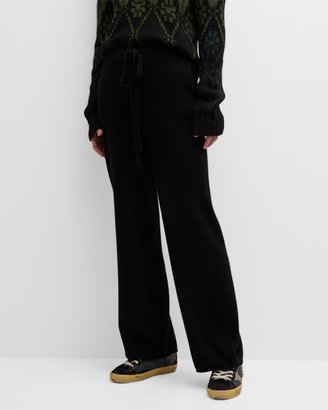 Cashmere Wide-Leg Pants