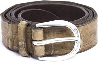 Brown Leather Belt-AC